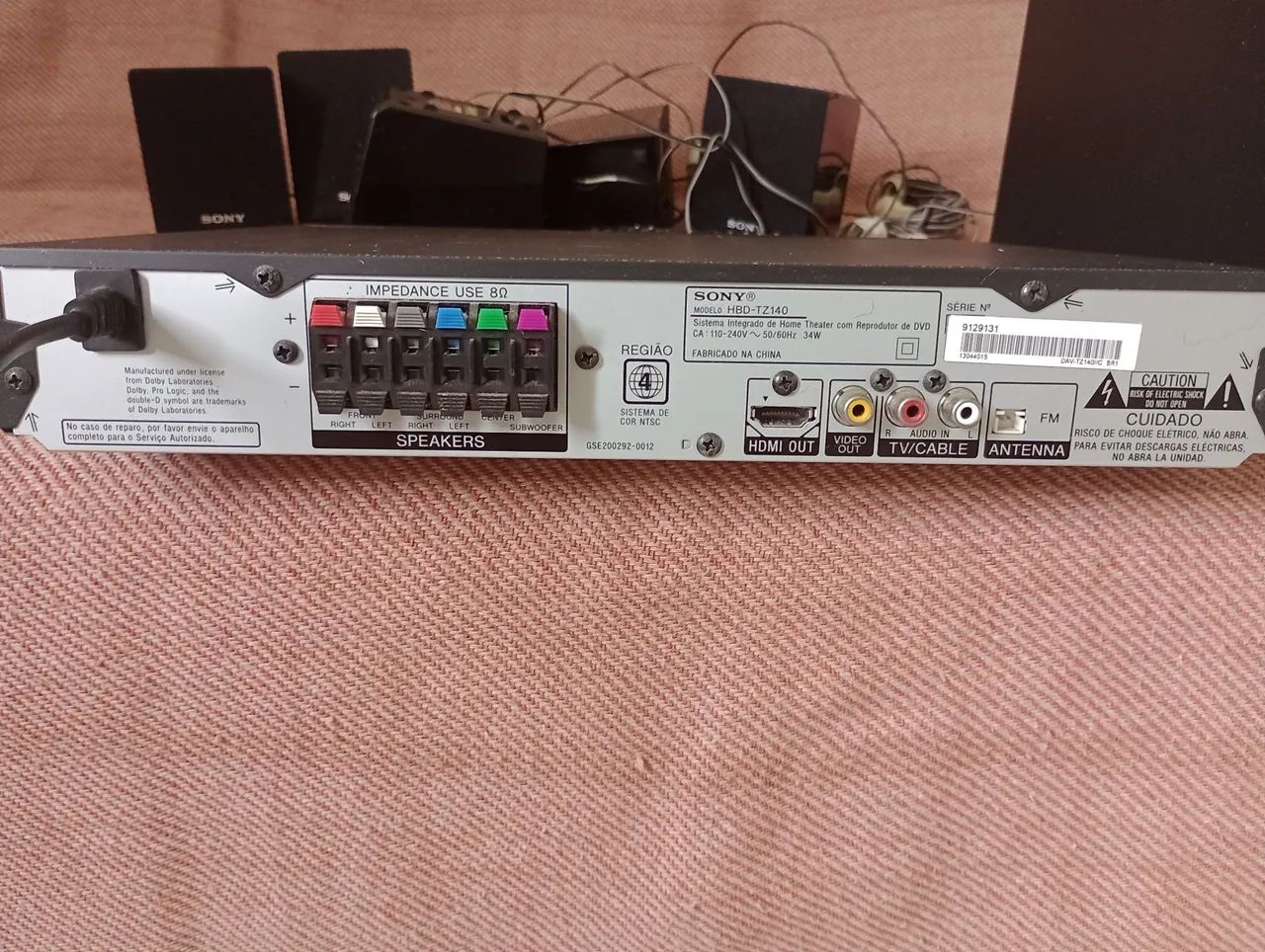 Home Theater Sony System DAV-TZ140 - Foto 5