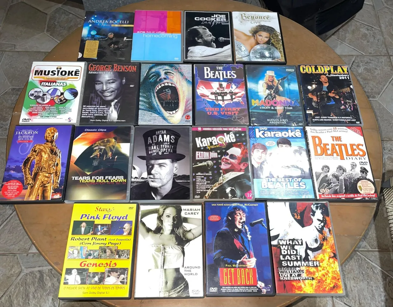 20 DVDs Musicais Internacional: Beatles, Pink Floyd, Beyoncé e Mais!