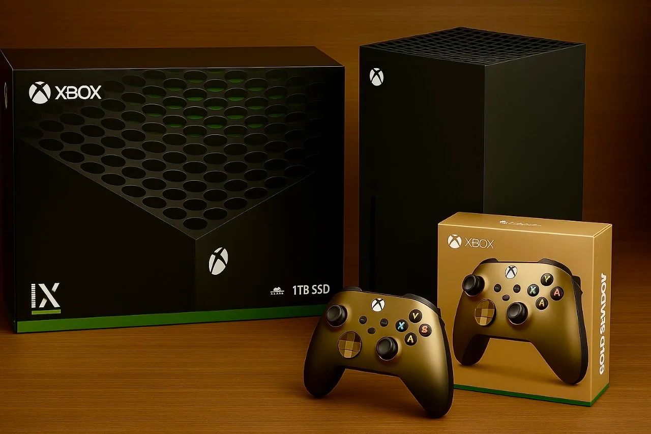 Console XBOX X 1TB + Controle versão GOLD