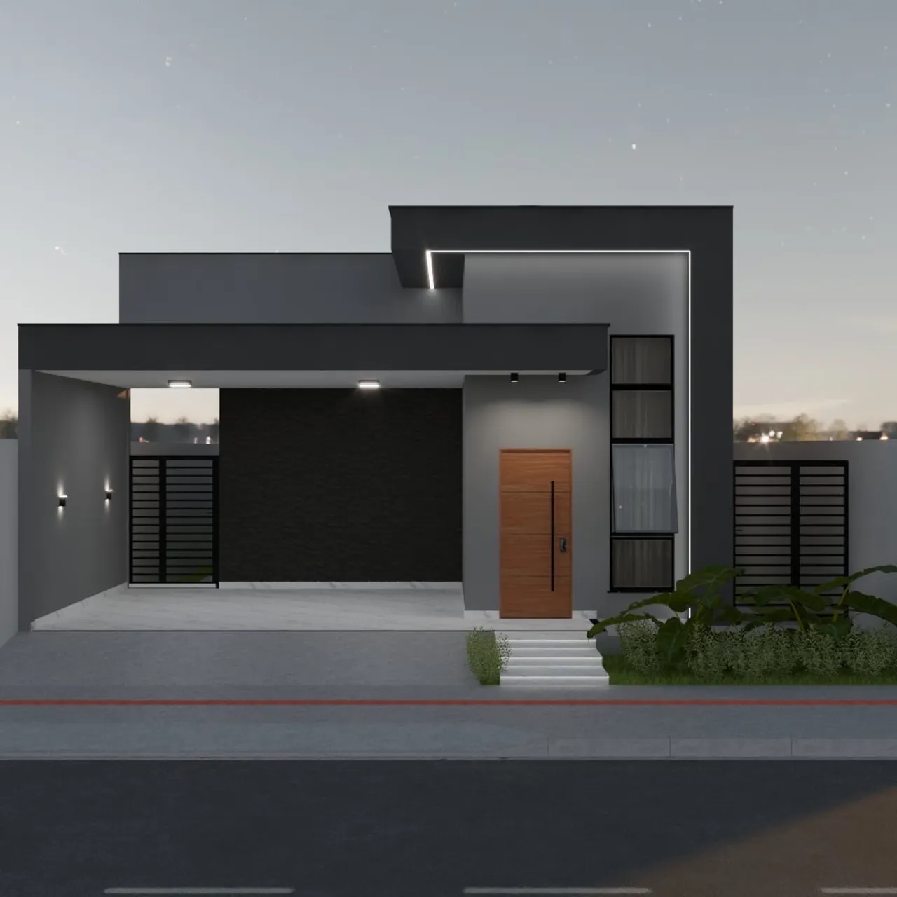 Casa com 140 metros de área modalidade lote e construção