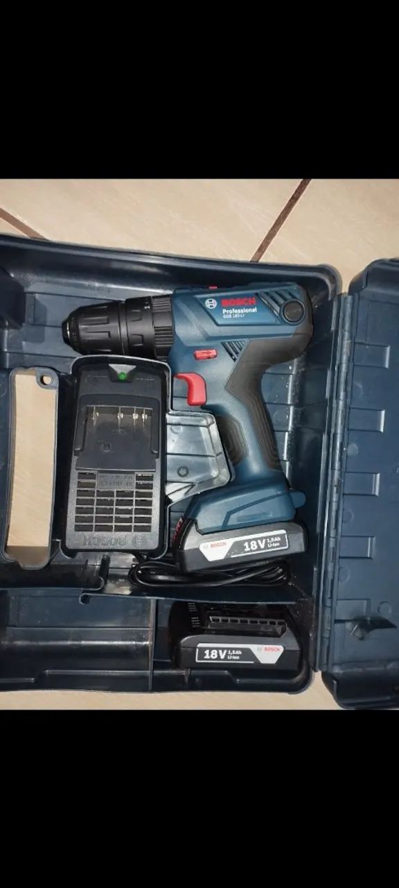 Furadeira/Parafusadeira de impacto Bosch Profissional GSB 180 Li 18V - Foto 2