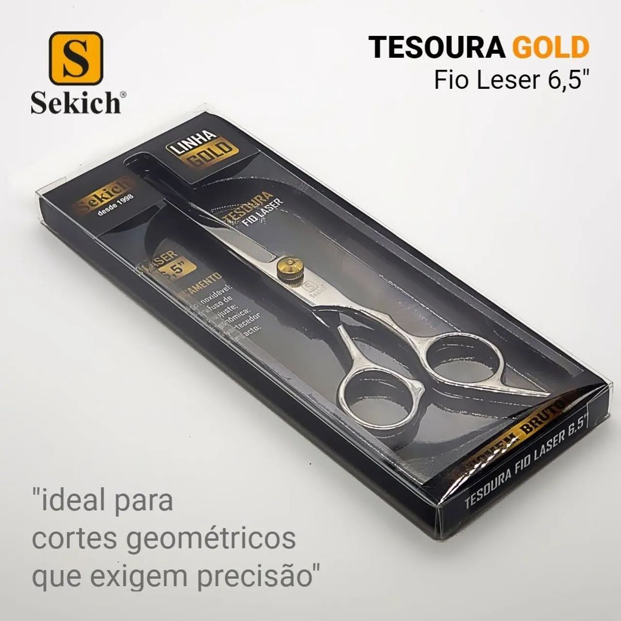 Tesoura Profissional SEKICH *** Fio Laser *** - Foto 3