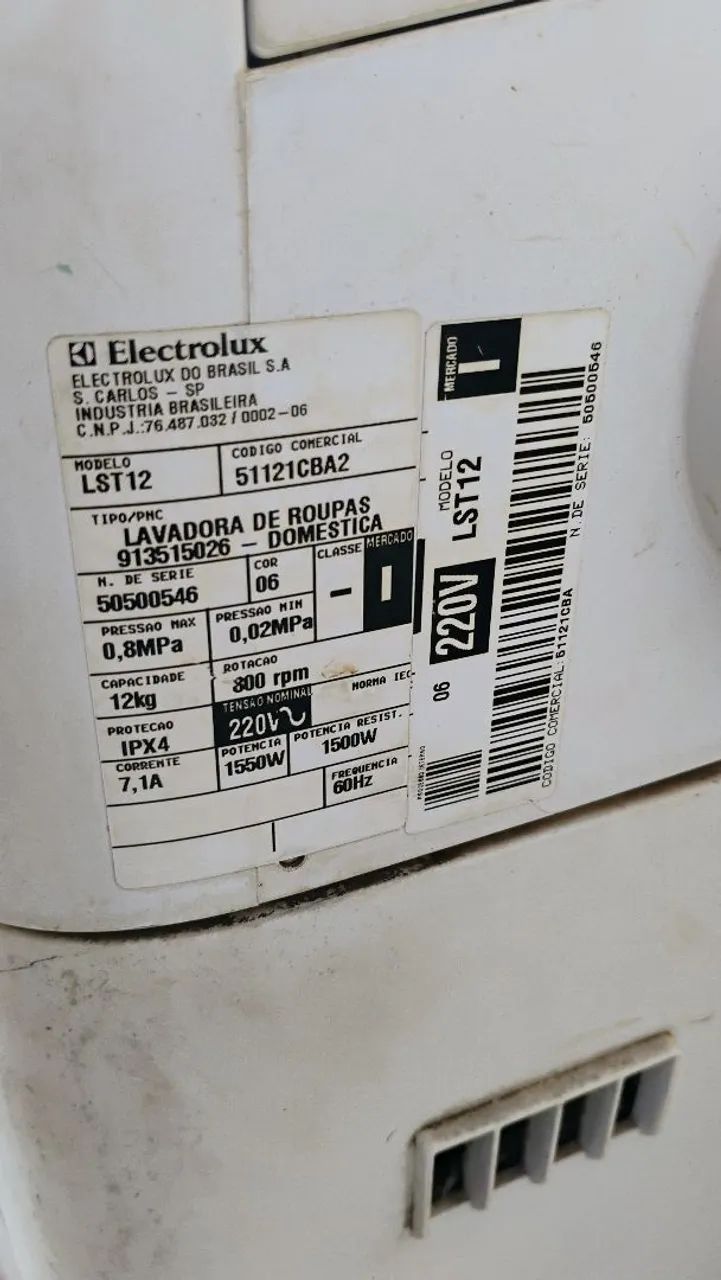 Lava e Seca Eletrolux 220v - Foto 4