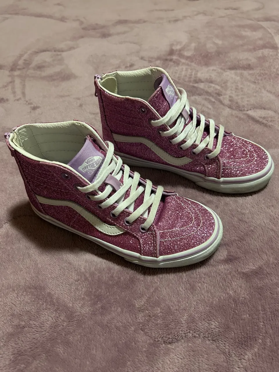 Tênis Vans Glitter Rosa - Infantil
