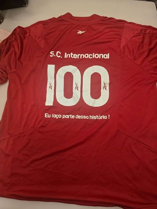 Camisa Internacional- comemorativa 100 anos - Foto 3