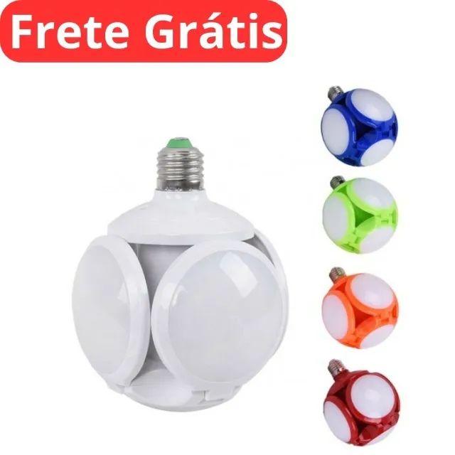 Luminária Led Bolinha Com 5 Faces- 40W 
