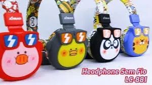 Fone Bluetooth Xtrad LC-881 infantil- VERMELHO  - Foto 2