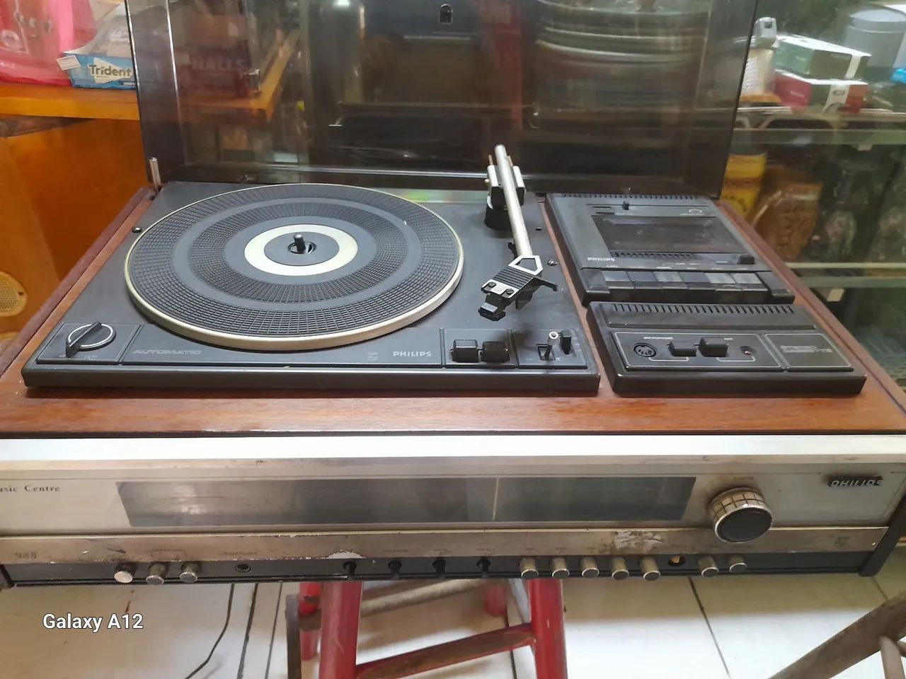 Antiguidade 3x1 aparelho de som Philips 