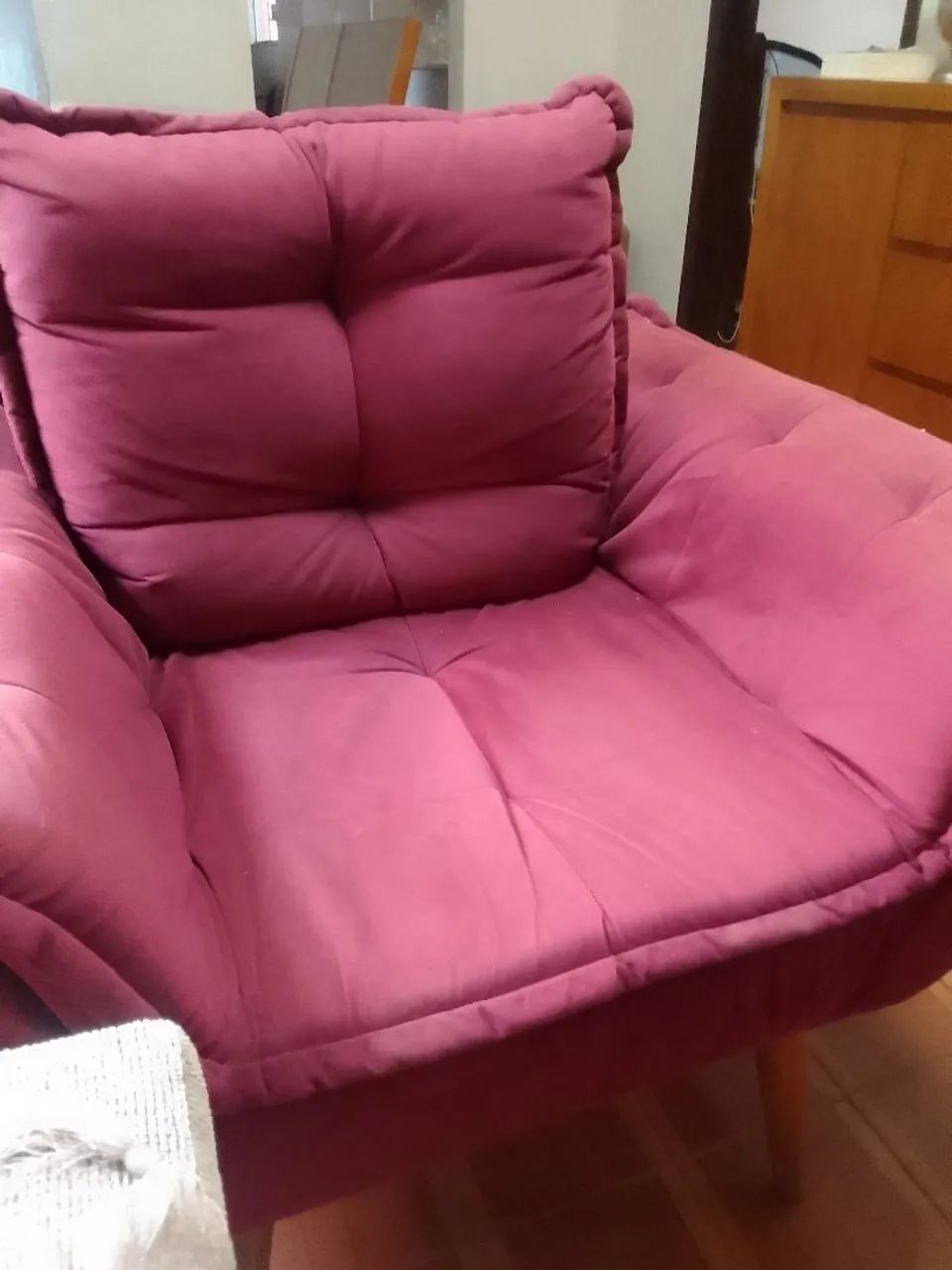 Poltrona de veludo  - Foto 2