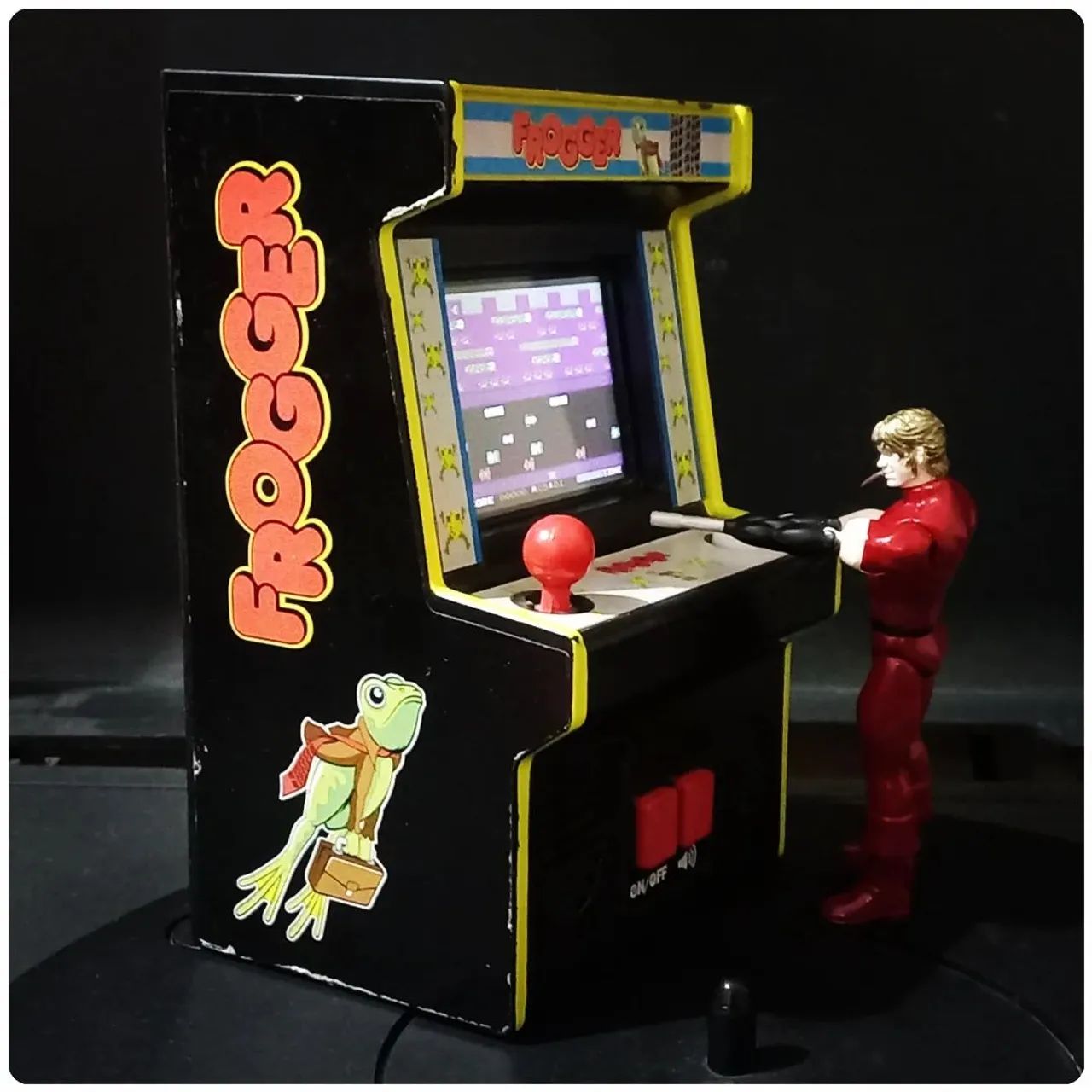 Mini Fliperama Frogger 