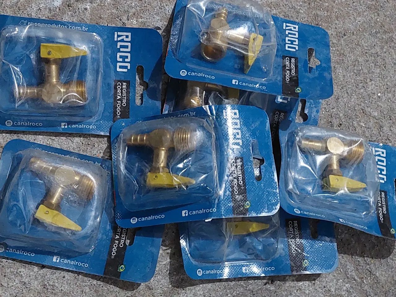 7un Registro Corta fogo 1/2 NPT [M] x 3/8  TM - 7,0 Bar