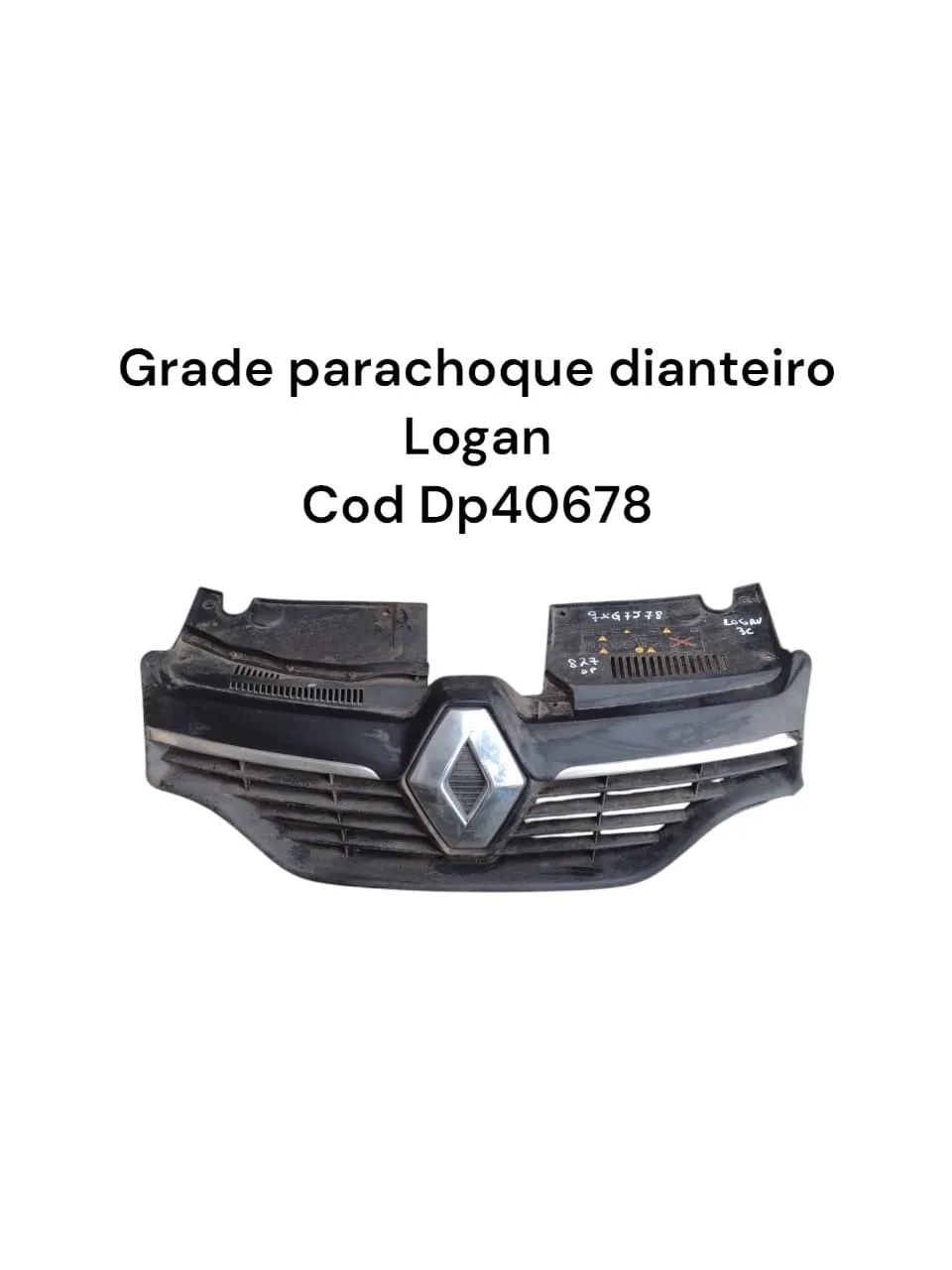 Grade Parachoque Dianteiro Logan Cod Dp40678