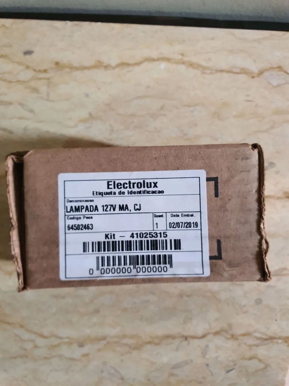 LÂMPADA FOGÃO ELECTROLUX 127 V NOVA