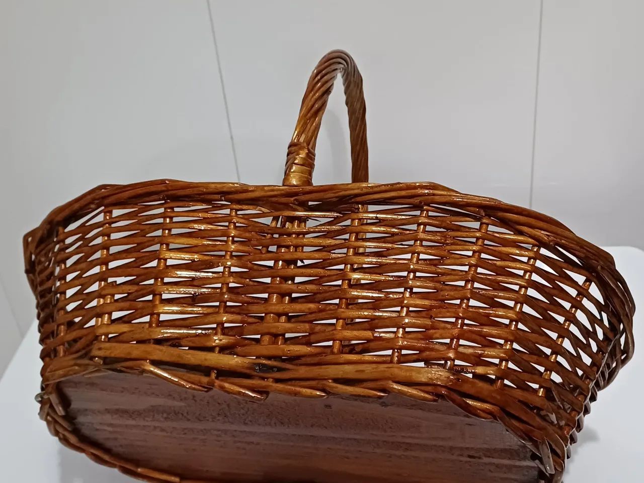 Cesta de Vime tamanho médio  - Foto 5