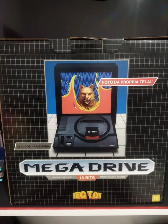Mega drive completo.