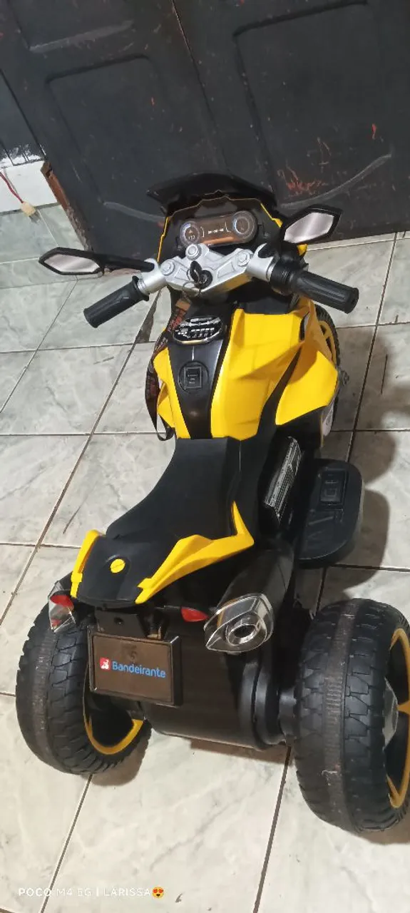 Moto Elétrica Infantil Bandeirante