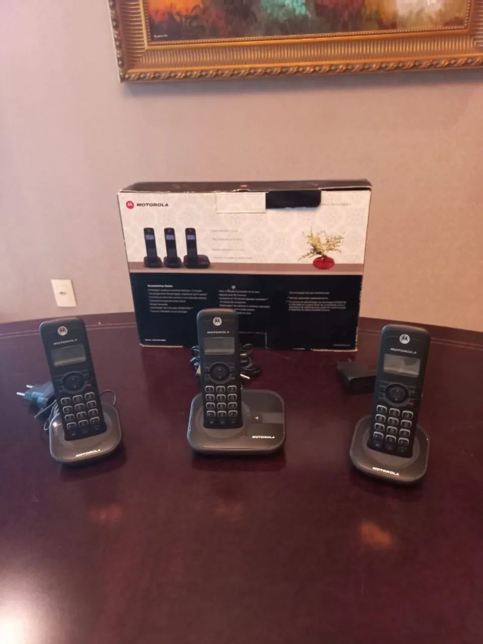 Fones de Ouvido e Aparelho de Telefone Com Extensões - Foto 2