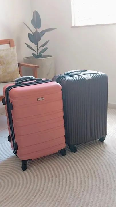 Mala Rosa e Marrom - Novas - Foto 2