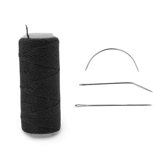 Kit Aplicação Mega Hair Entrelace Cabelo Linha 3 Agulhas  - Foto 4