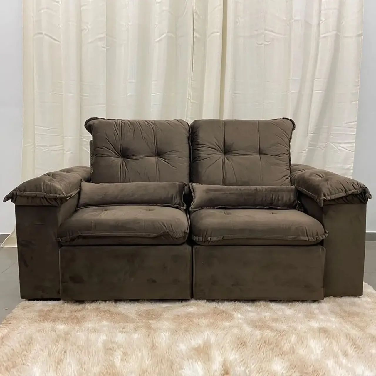 Sofa Retrátil e reclinável Arsenal 2M - ENTREGA HOJE !!!  - Foto 2