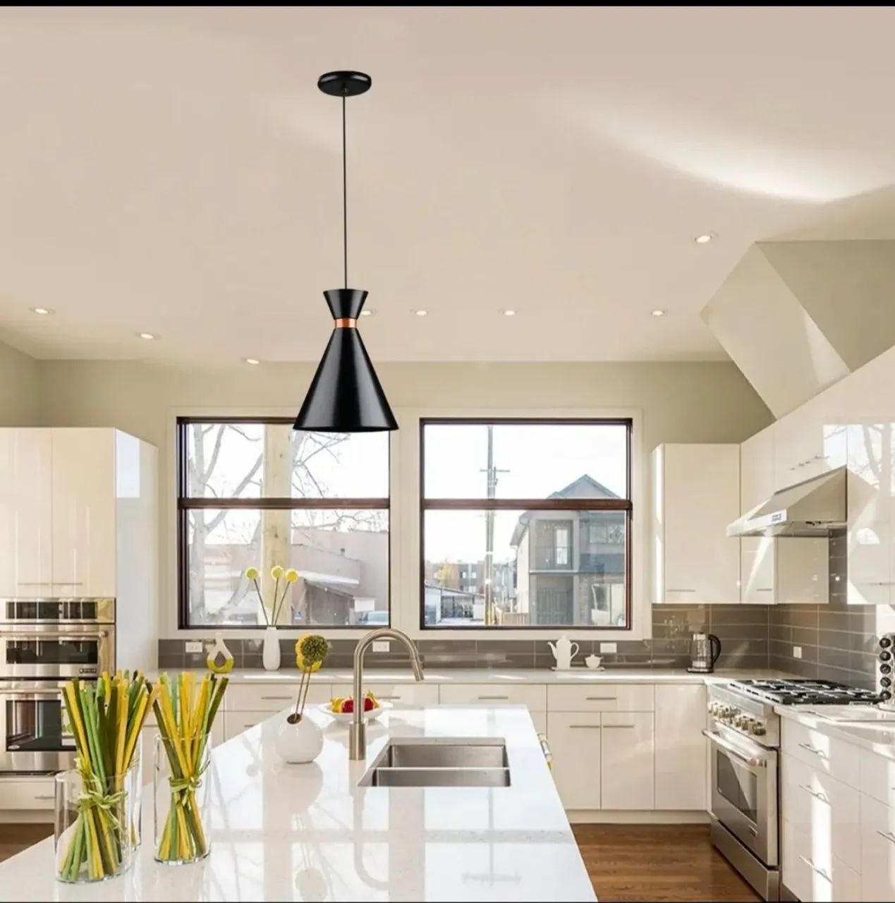 Pendente Deluxe Dital branco e cobre novo - Foto 4