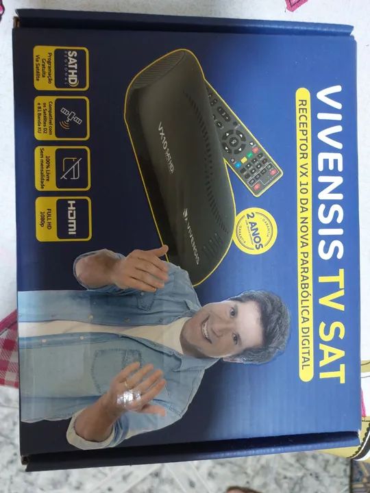 Receptor de TV Digital Via Satélite Vivensis VX 10