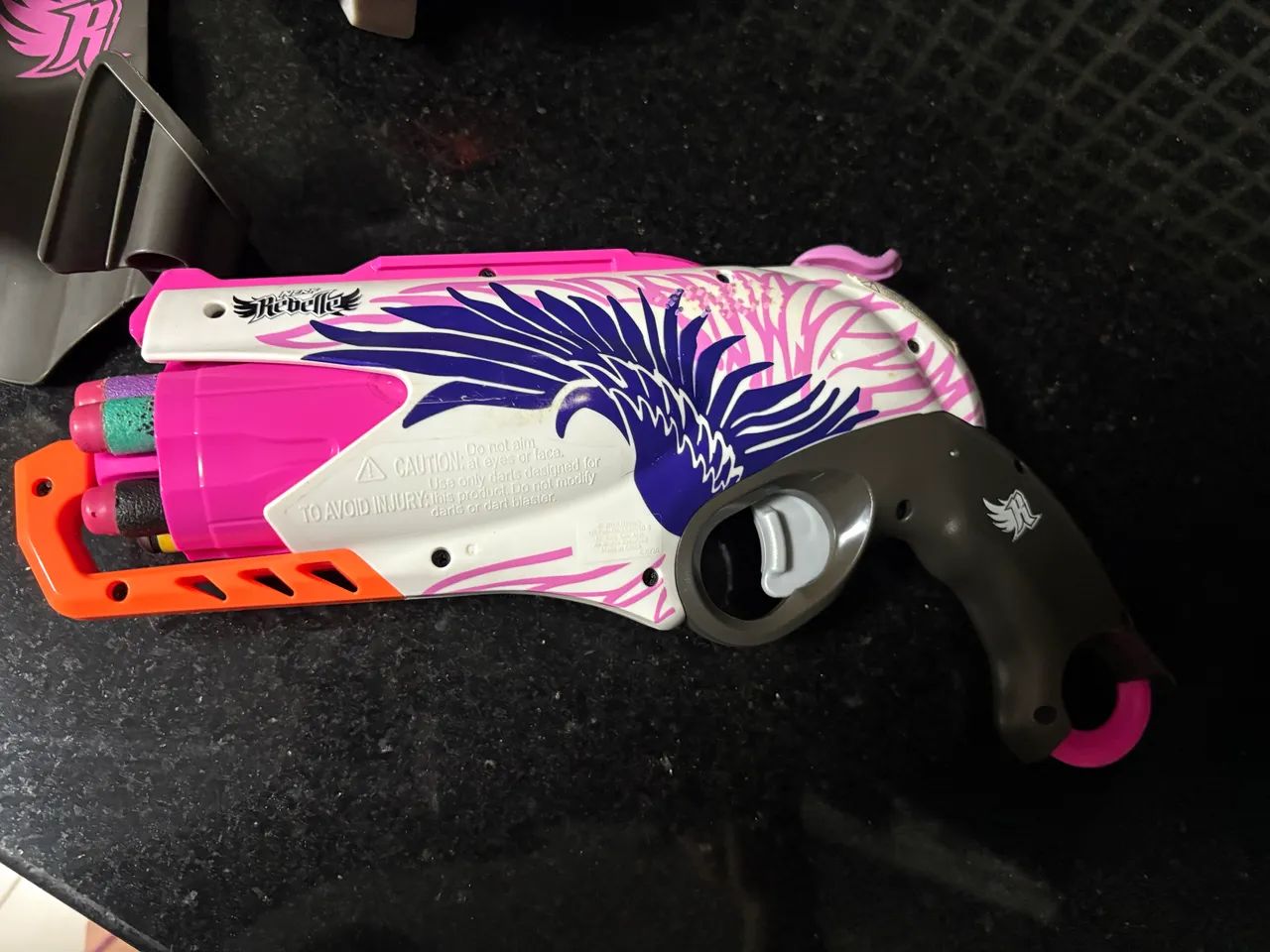Kit Nerf rebelle- 2 armas, 1 óculos e 1 porta arma - Foto 2