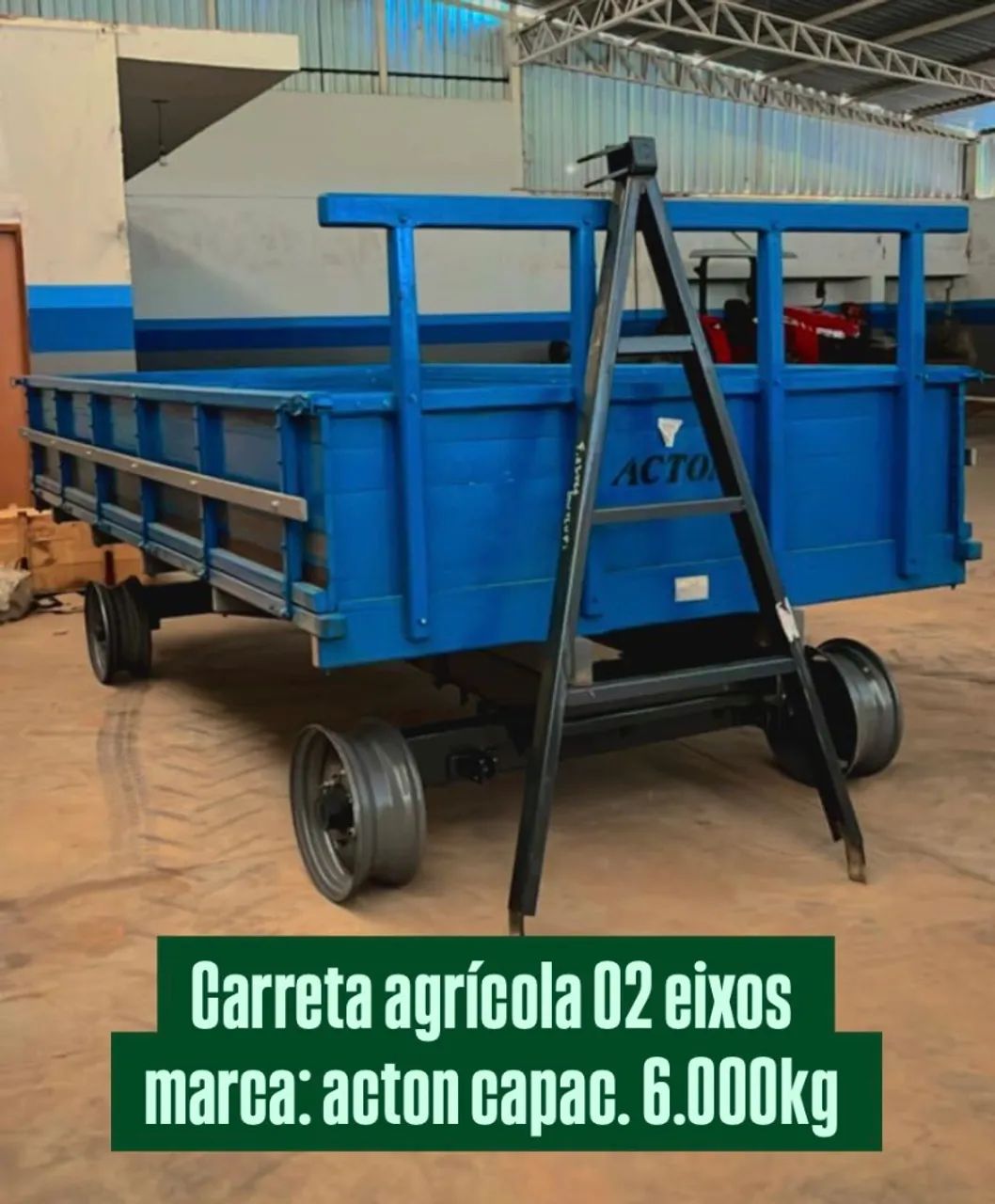 Carreta agrícola cap. 6.000kg