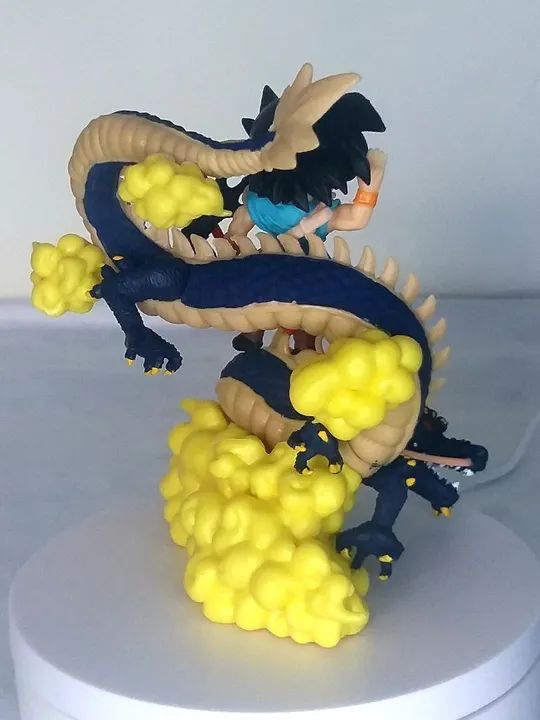 Action figure Goku e Shenlong - Coleção Dragon Ball - Foto 5
