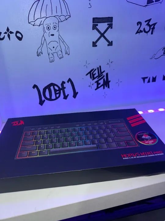 Teclado Gamer Mecânico Redragon Horus Mini Pro