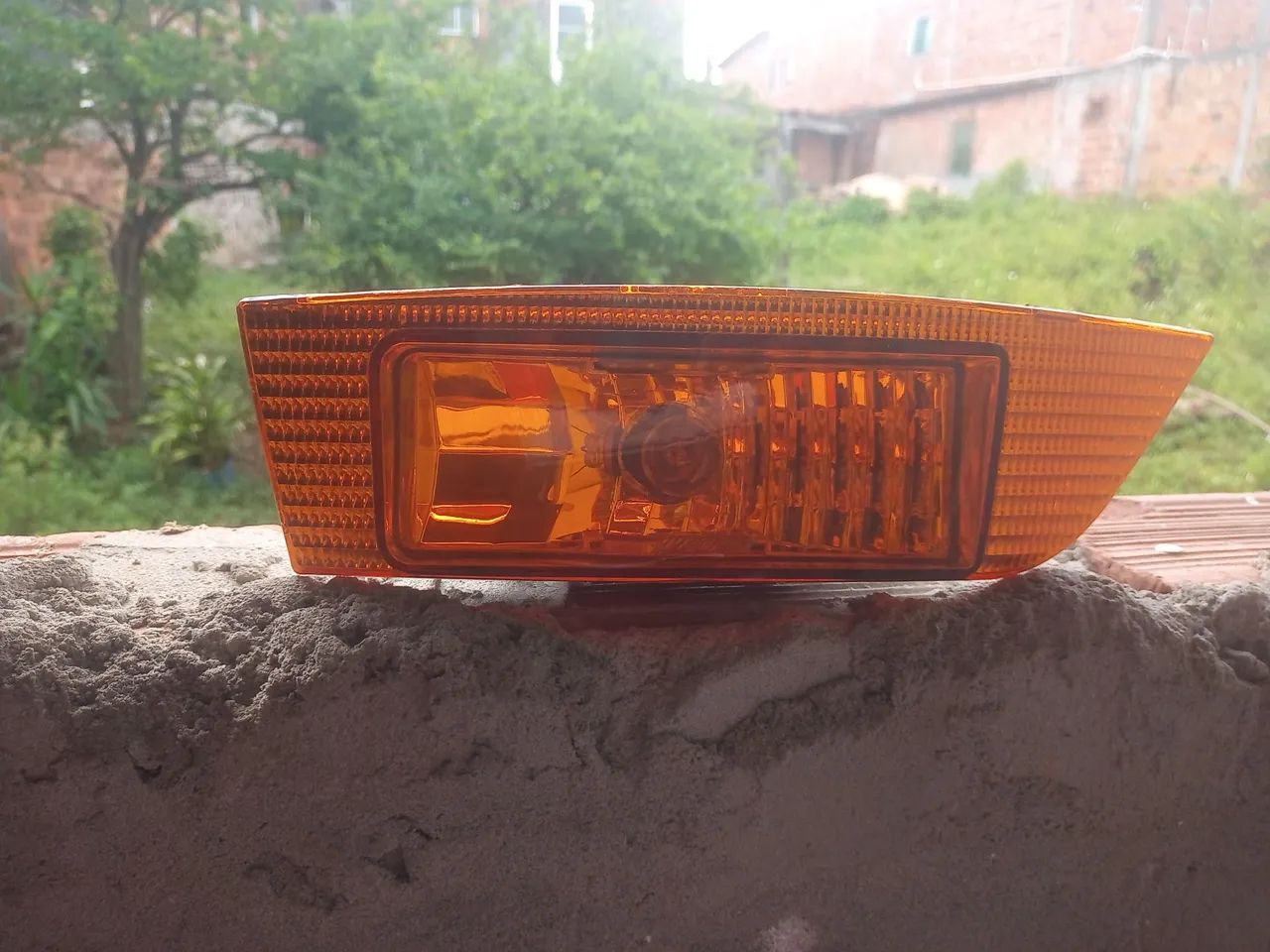 Farol pisca seta direção cabine case 580N esquerdo 