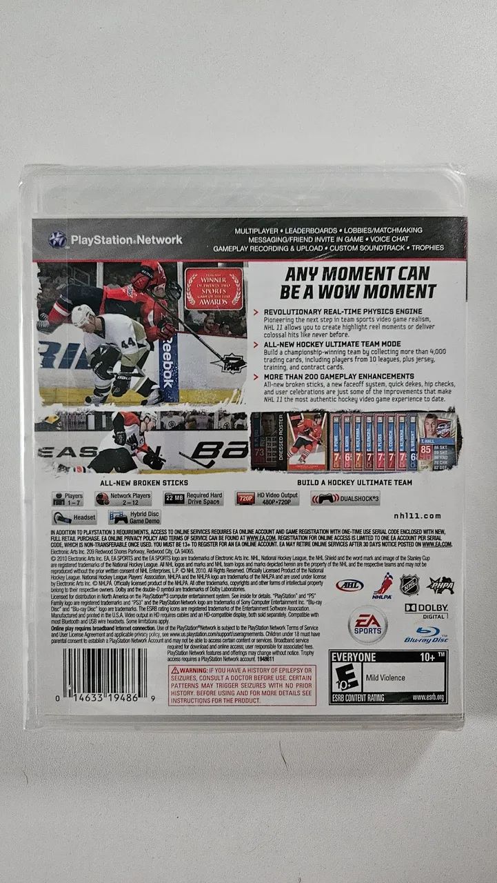 NHL 11 Ps3 Lacrado Novo  - Foto 2