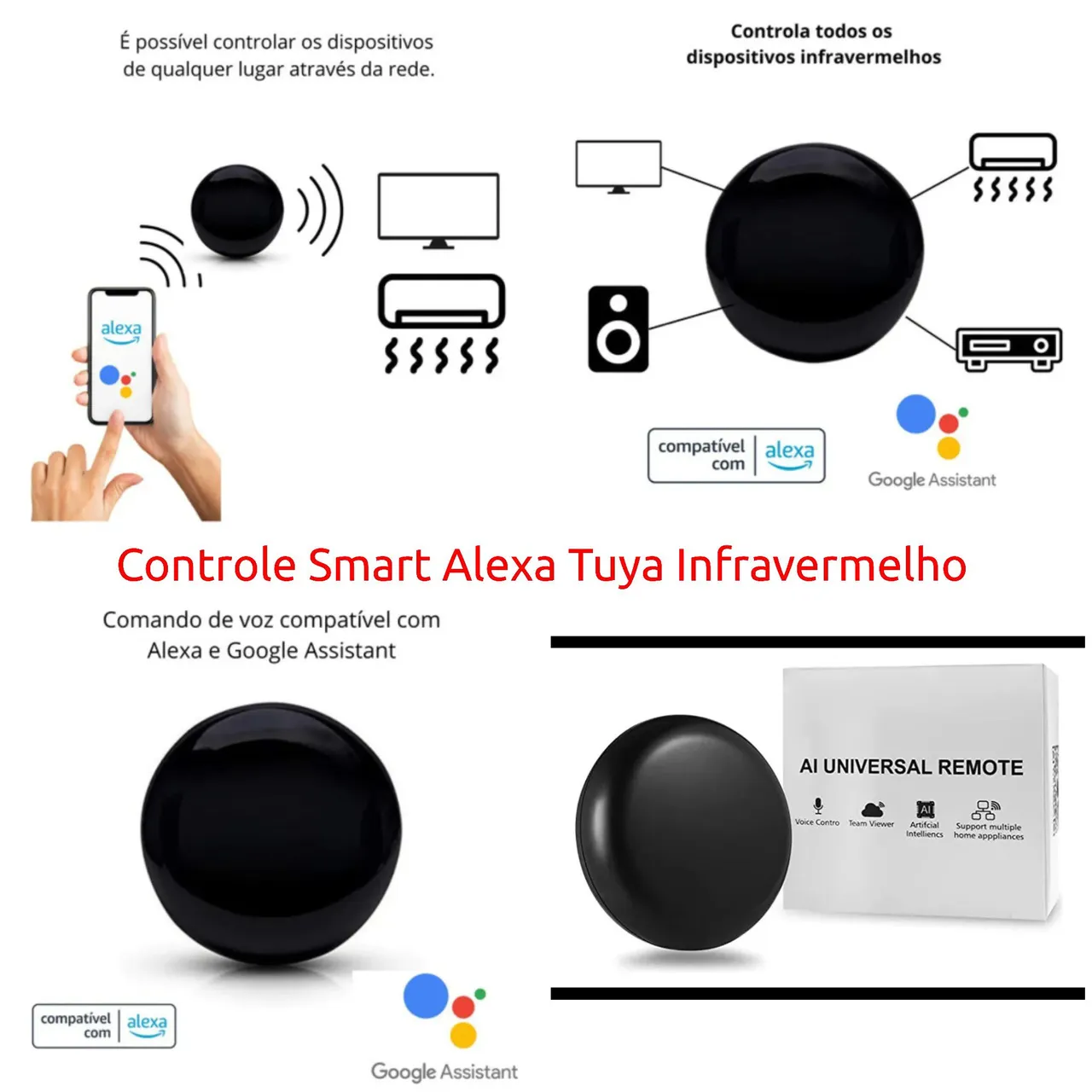Controle Smart Alexa Tuya Infravermelho