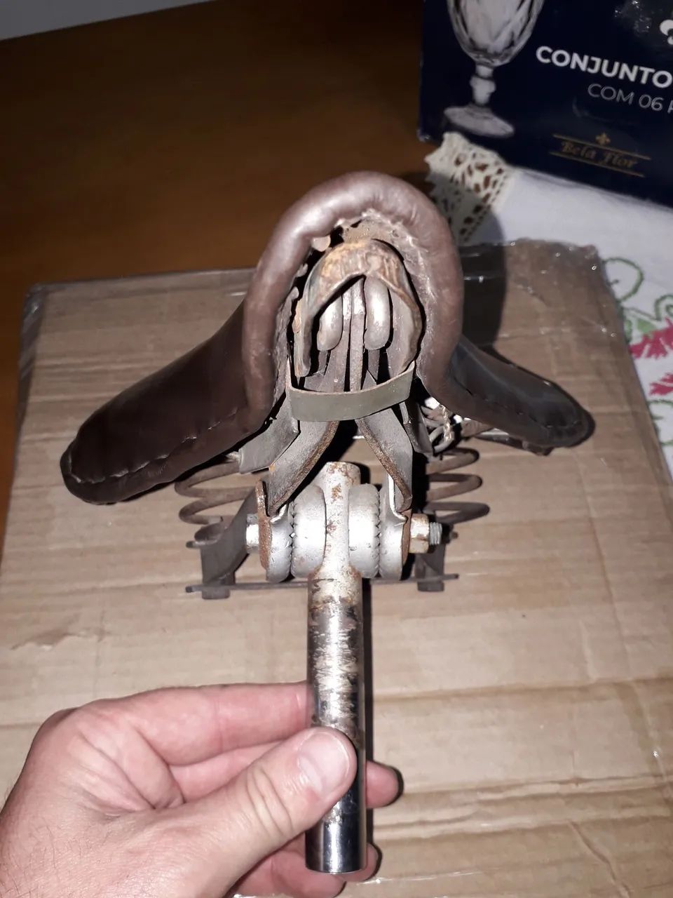 Selim de bicicileta antiga - Foto 2