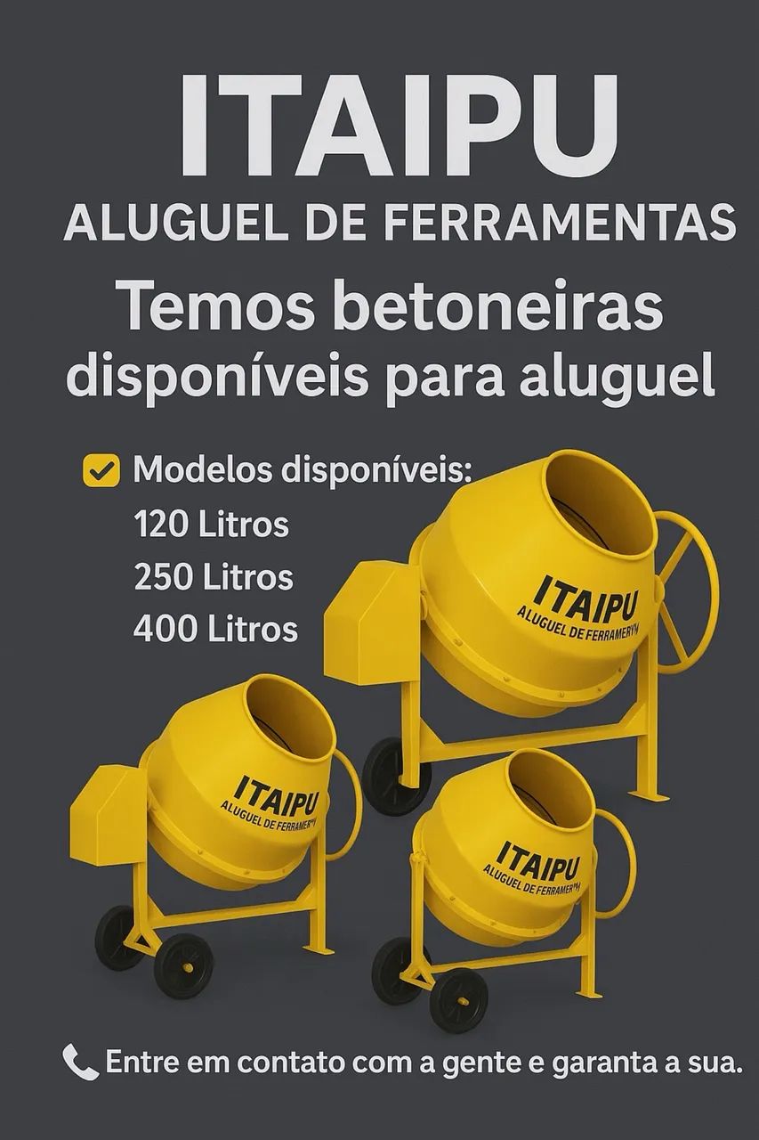 Aluguel de betoneiras  - Foto 2