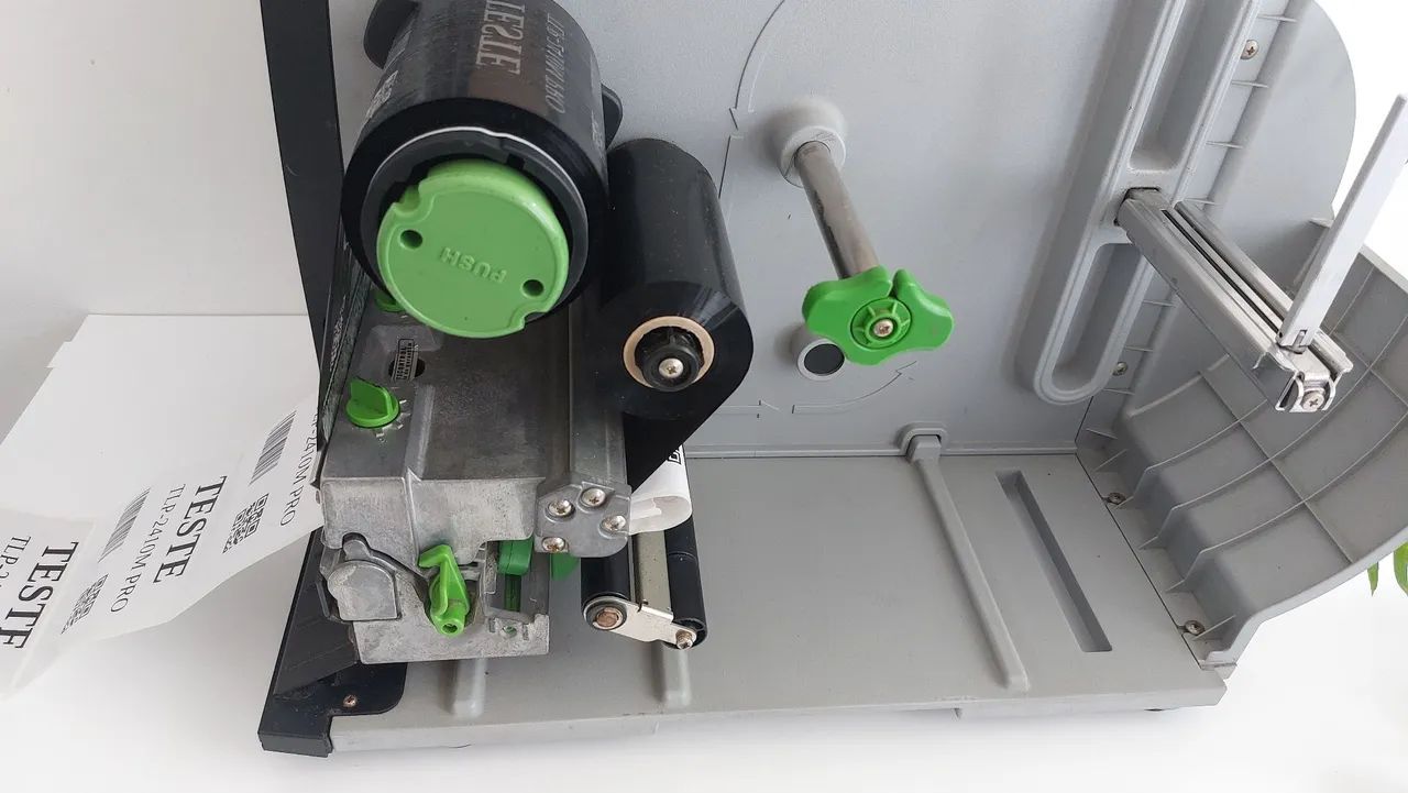 Impressora Industrial Vários Tipos de Etiquetas Bobinas Térmicas TSC TLP-2410M PRO - Foto 3