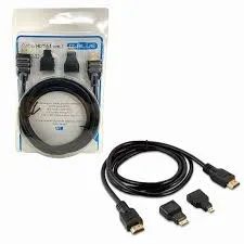 Cabo HDMI 1.5m kit adaptadores it-Blue LE-6623 3 em 1-PV05 - Foto 2