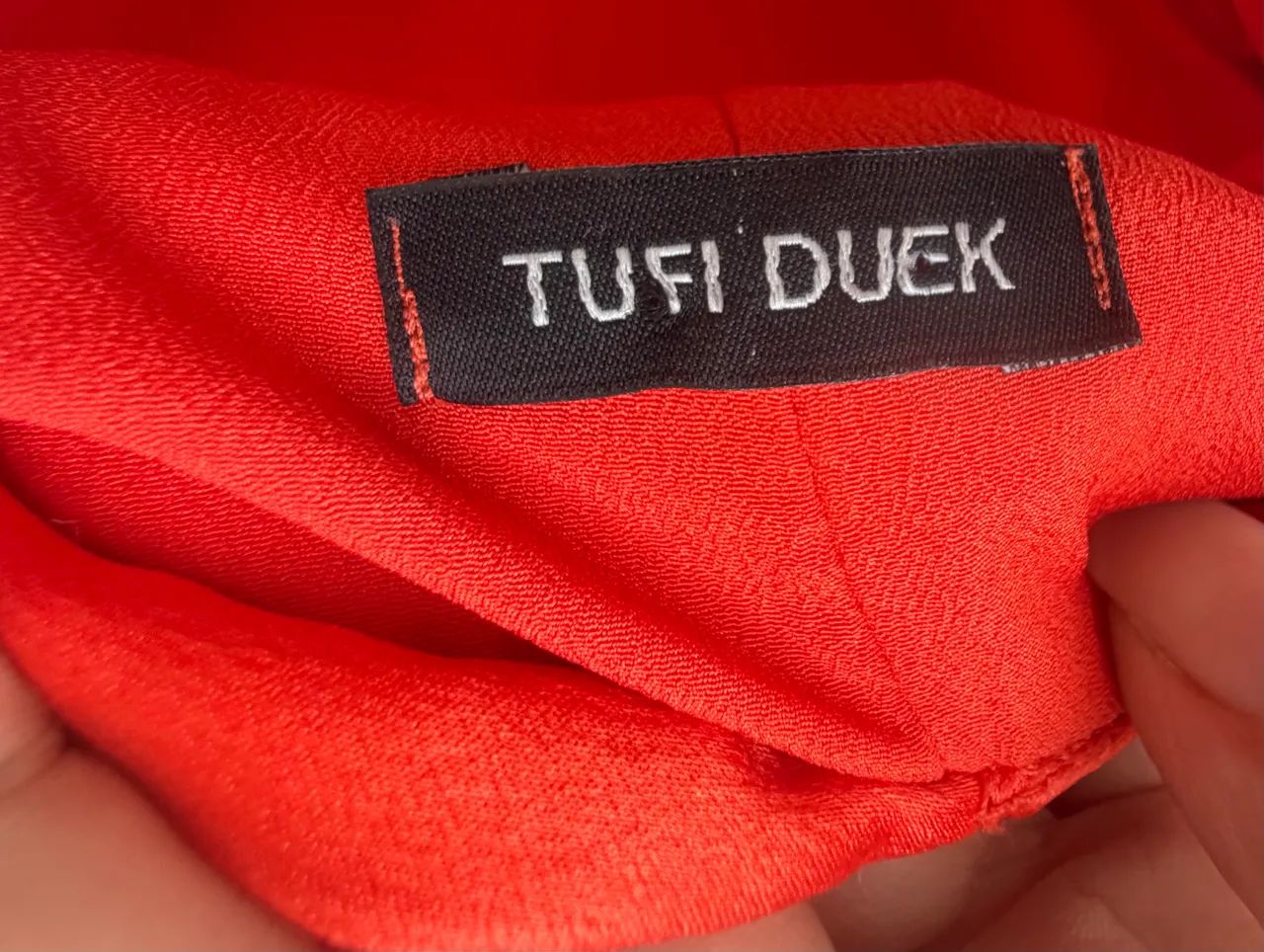 Micro Vestido de seda Tufi Duek - Foto 2