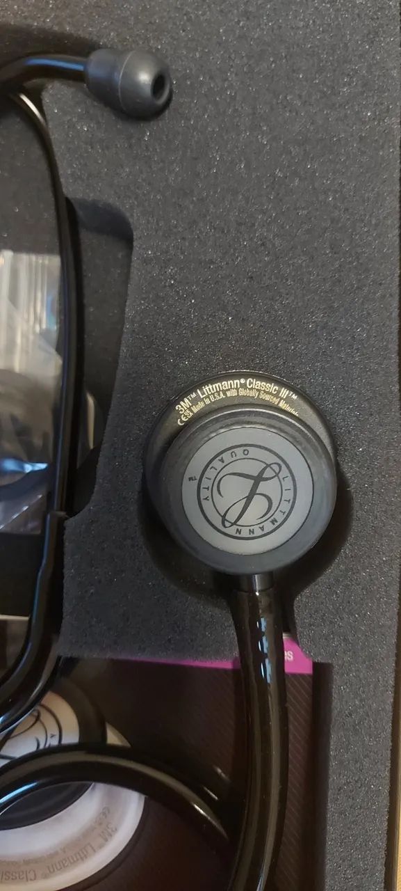 Stetoscopio Littmann Classic III Preto - Foto 4