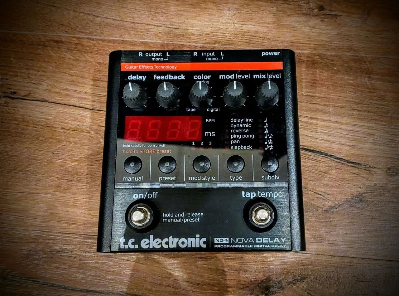 Pedal Nova Delay TC.ELETRONICS - Instrumentos musicais - Centro