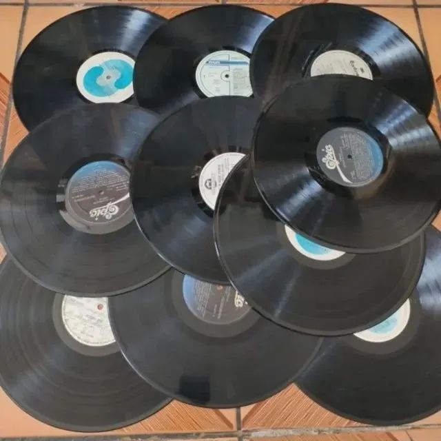 50 DISCO DE VINIL PARA DECORAÇÃO - lp