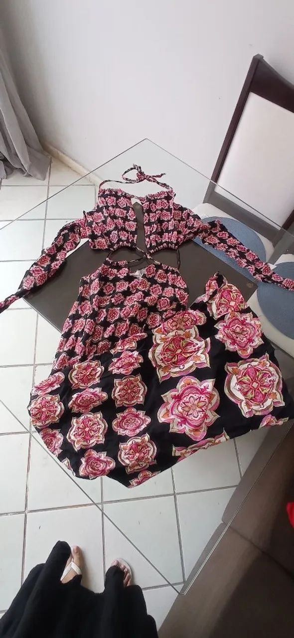 Vestido Longo Floral