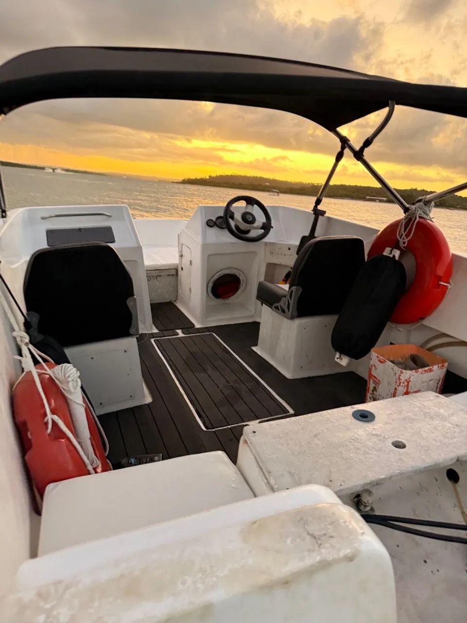 Lancha 19 pés diamar vantage barco motor popa - Foto 5