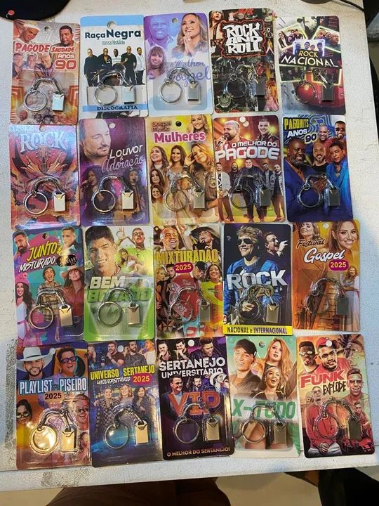 Pen drive de Música - Diversos estilos e bandas!