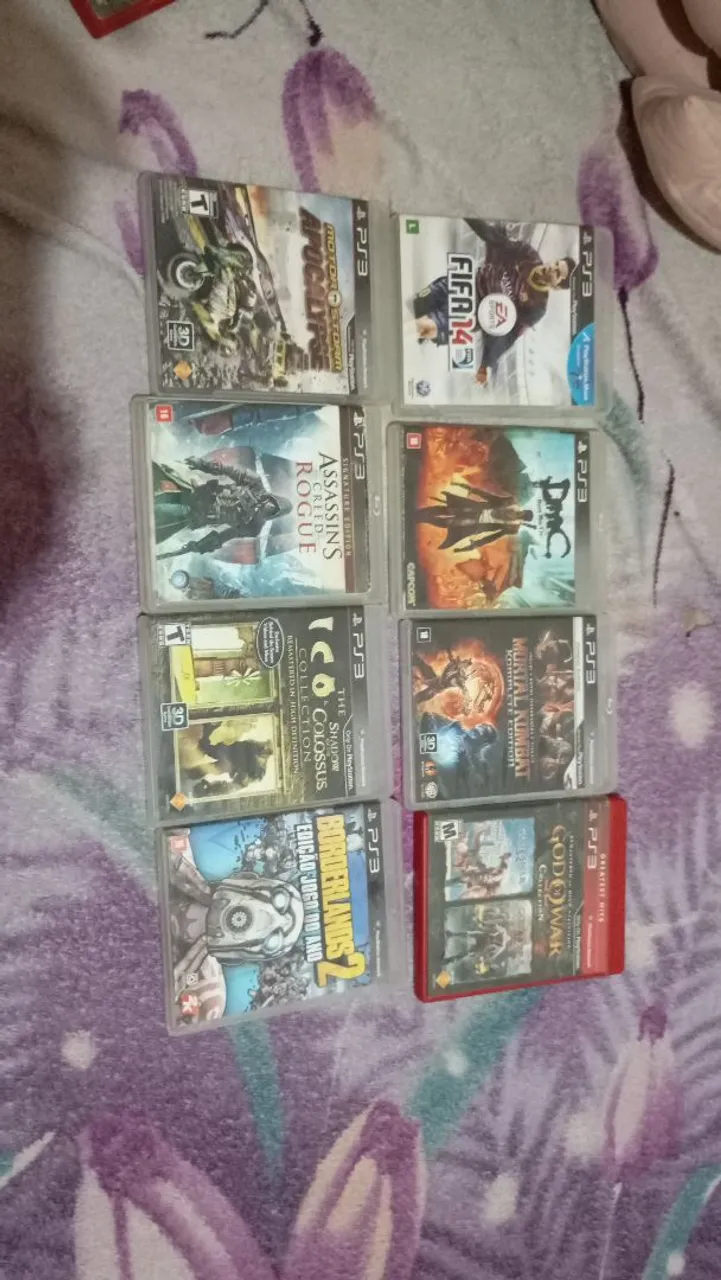 Coleção de Jogos para Playstation 3 (PS3)