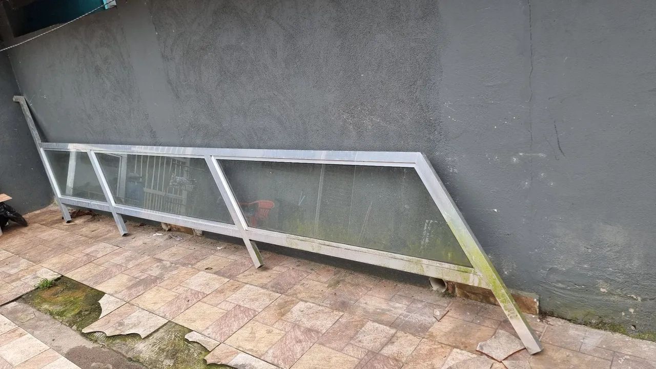 Corrimão de Alumínio Usado