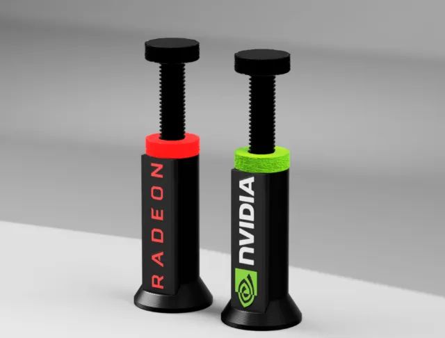 Suporte Ajustável para Placa de Vídeo GPU - NVIDIA e Radeon | Universal com Regulagem 