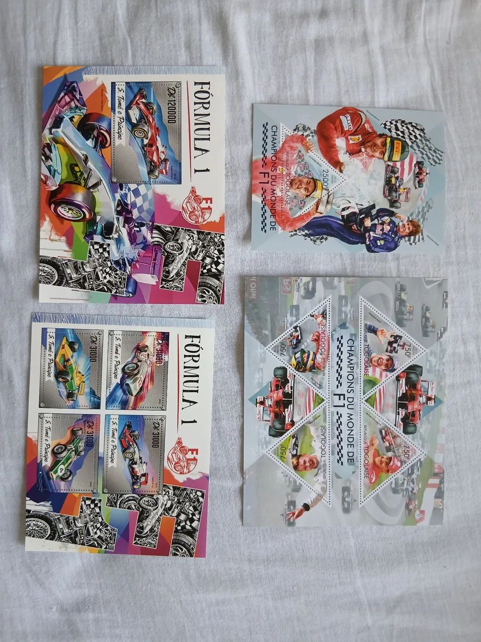Lote de selos Fórmula 1 - Foto 2