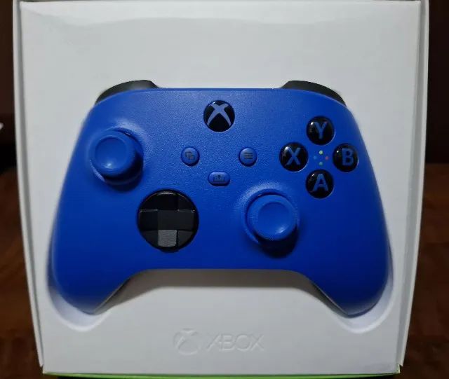 Controle Novo Original Xbox One Series S/X Azul Caixa - Foto 4