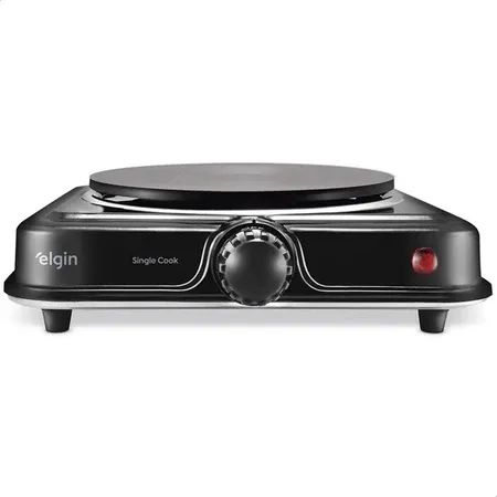 Fogão elétrico de mesa  Elgin Single cook cor preto - 1 queimador